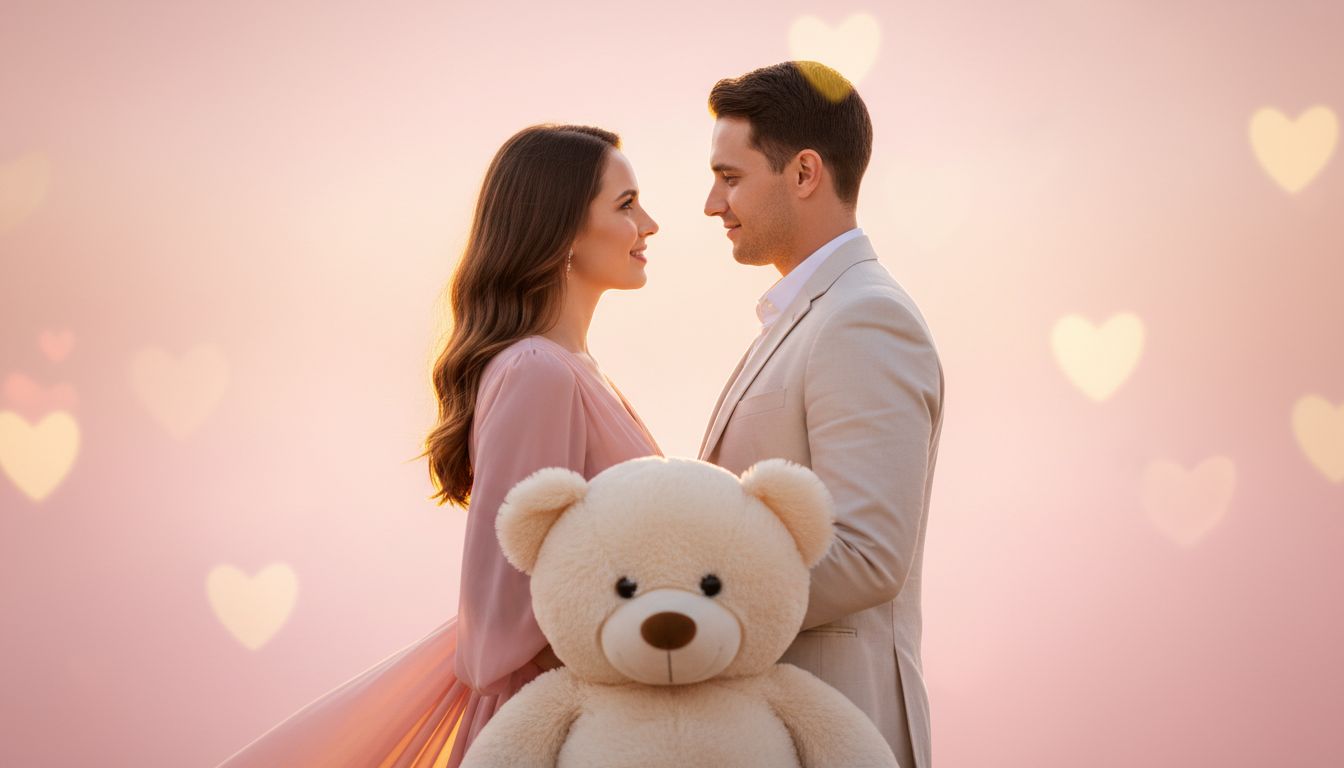 Romantic teddy day prompt concept